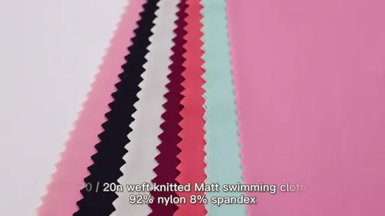Zhifa-Spandex-Nylonstoff, gestrickter Badebekleidungsstoff, Sport-Leggings-Stoff aus Polyamid und Elastan
